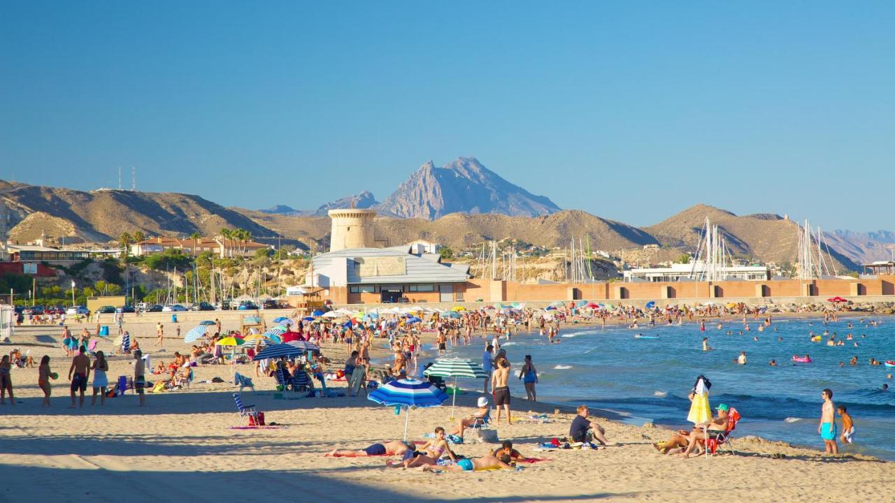 Sunny Duplex In Front Of Campello Beach El Campello Exterior foto
